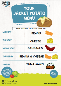 CLick here for our Jacket Potato menu
